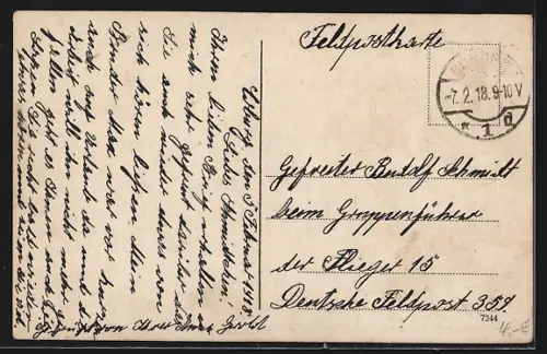 AK Coburg, Mohrenstrasse mit Geschäften