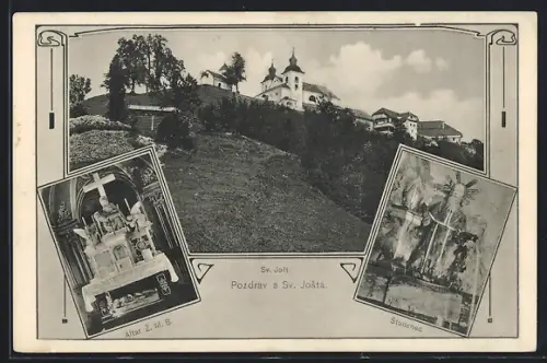 AK Kranj, Sv. Jost, Altar, Studenec
