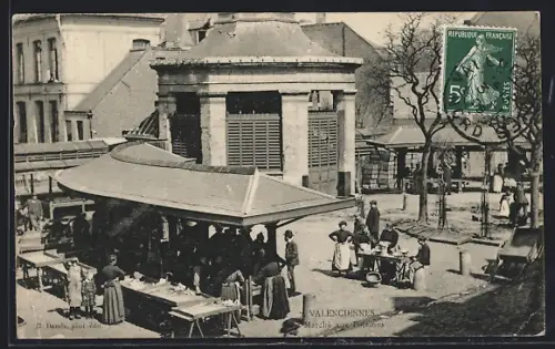 AK Valenciennes, Marché aux poissons animé