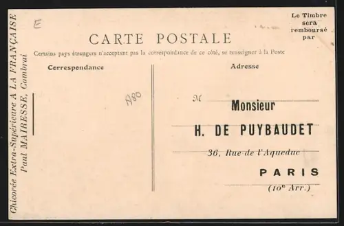 AK Ferrière-la-Grande, Usine Aug. Delattre et Cie, Constructions mécaniques et métalliques
