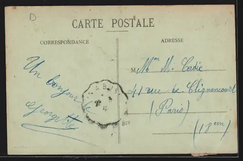 AK Denain, La Belle-Vue, Passage à Niveau
