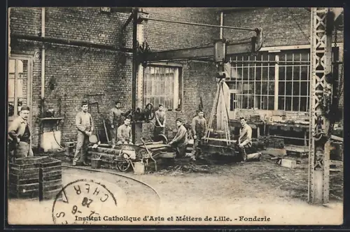 AK Lille, Institut Catholique d`Arts et Métiers de Lille, Fonderie