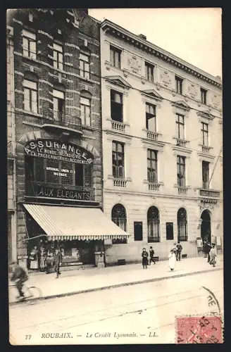 AK Roubaix, Le Crédit Lyonnais et assurance aux Élégants