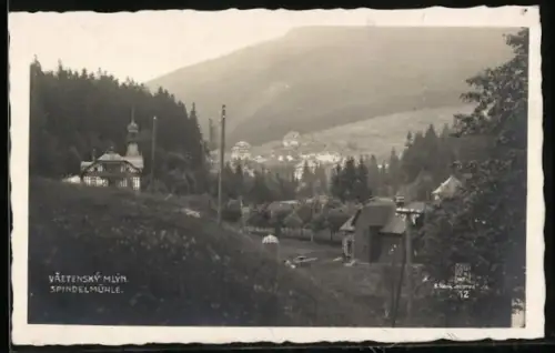 AK Spindelmühle, Ortsansicht im Tal