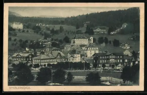AK Spindlermühle, Blick in den Ort