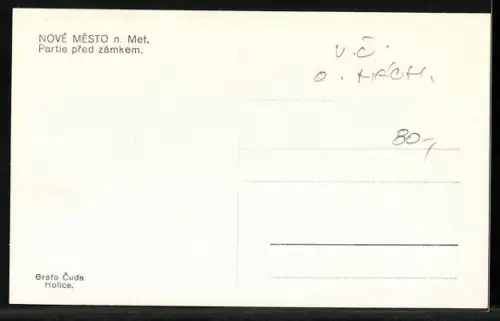 AK Nové Mesto n. Met, Partie pred zámkem