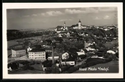 AK Nové Mesto n. Metuji, Ortsansicht aus der Vogelschau