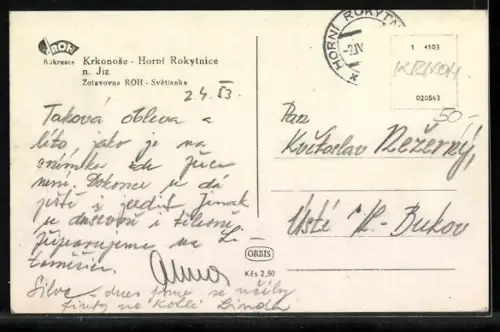 AK Horni Rokytnice /Krkonose, Zolavovna ROH