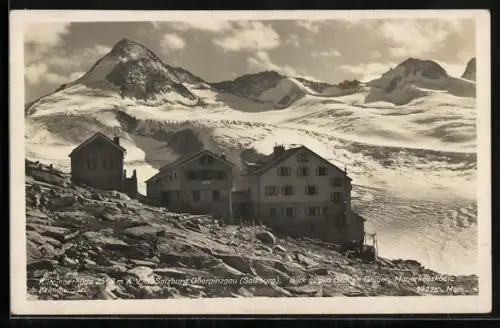 AK Kürsingerhütte, Gesamtansicht im Winter