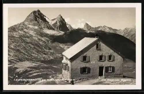 AK Leutkircherhütte, Berghütte am Almajurjoch