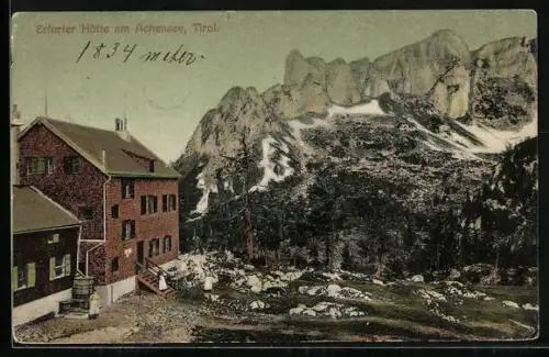 AK Erfurter Hütte am Achensee, Berghütte in Tirol