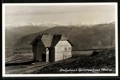 AK Treffen am Ossiacher See, Alpengasthof Bacheiner`s Görlitzenhaus