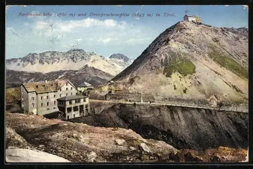 AK Ferdinandshöhe, Häuser an der Dreisprachenspitze