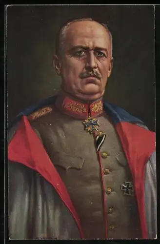 Künstler-AK Generaloberst von Ludendorff mit Pour le Mérite