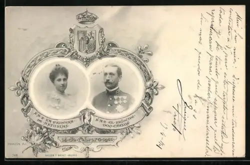 AK Principe Don Cárlos und Princessa de Asturias