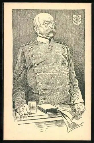 AK Fürst Otto von Bismarck in Uniform