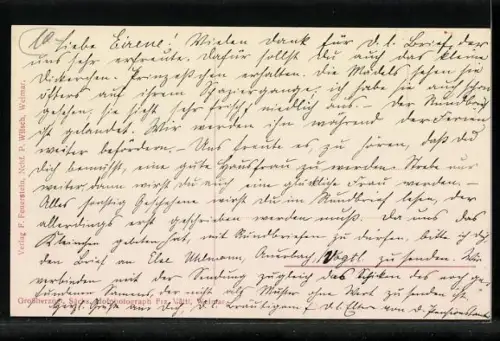 AK Prinzess Sophie von Sachsen-Weimar-Eisenach an ihrem ersten Geburtstag