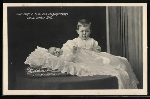 AK Taufe des Erbgrossherzogs von Sachsen-Weimar-Eisenach