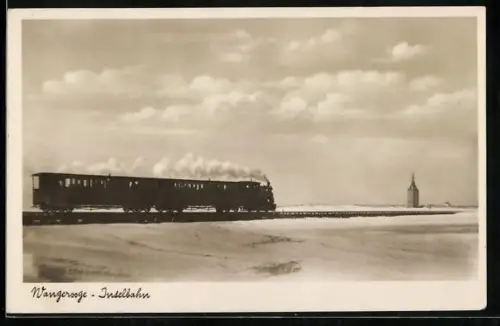 AK Wangerooge, die Inselbahn