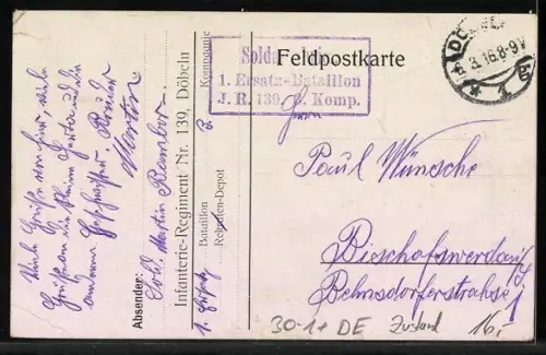 AK Döbeln, Infanterie-Regiment 139