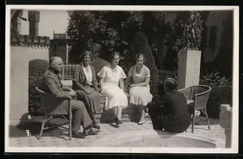 AK Herzog Carl Eduard von Sachsen-Coburg-Gotha mit seiner Familie