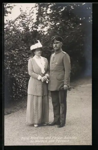 AK Fürst Friedrich und Fürstin Bathildis zu Waldeck-Pyrmont