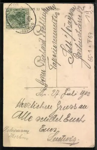 AK Wimmenau, Restaurant zum Bahnhof von J. Schlotterbeck, Bahnhof