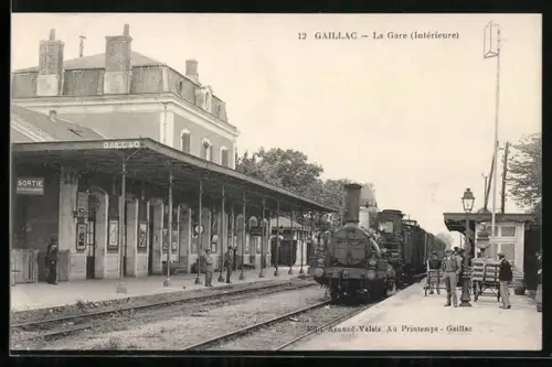 AK Gaillac, La Gare, Intérieure