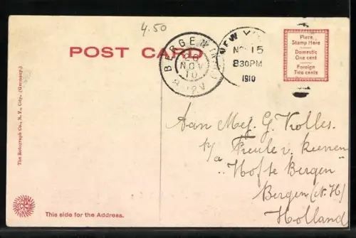 AK New York, NY, Elevated R. R. Structure, 110th Street