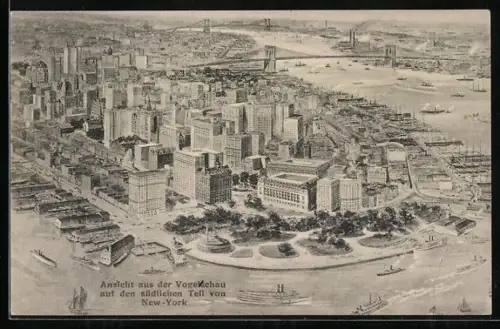 AK New York, NY, Bird`s Eye View