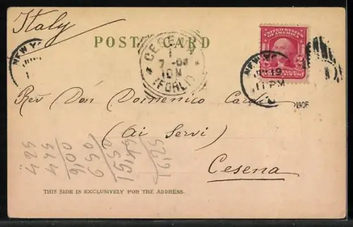 Lithographie New York, NY, Junction of Cooper Square, Third Ave and Bowery