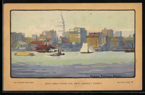 AK New York, NY, View from the 34th Street Ferry