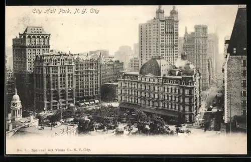 AK New York, NY, City Hall Park