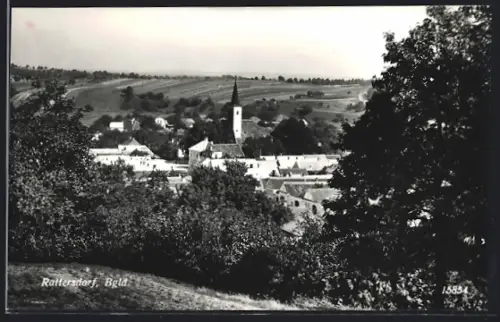 AK Rattersdorf /Bgld., Totalansicht von einer Anhöhe aus