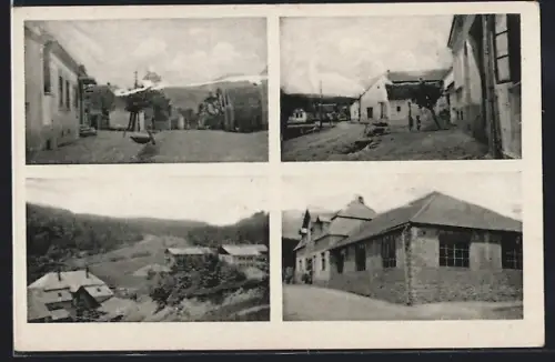 AK Ritzing /N.D., Strassenpartien, Gebäudeansicht, Ortspartie