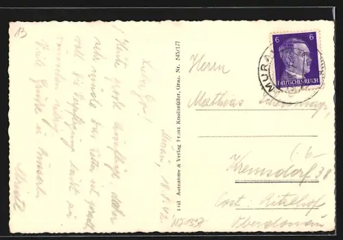 AK Murau /Stmk., Stolzalpe mit Frauenalpe