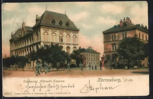 AK Korneuburg, Soldaten an der Erzherzog Albrecht-Kaserne