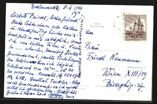 AK Drassmarkt, Strassenpartie mit Gasthaus Karl Trettler