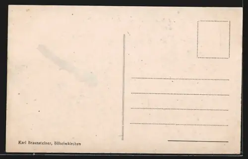 AK Böheimkirchen a. d. Westbahn, Ortsansicht mit Kirche