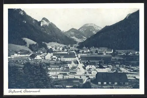 AK Gusswerk /Steiermark, Blick über den Ort
