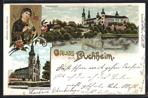 Lithographie Puchheim, Gnadenkirche U. L. Frau v. d. immerwährenden Hilfe, Gnadenbild