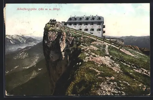 AK Schafberg, Schafbergspitze und Hotel