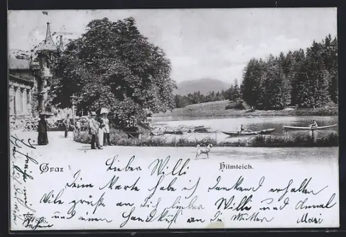 AK Graz, Gasthaus am Hilmteich