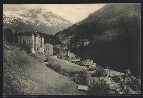 AK Bad Gastein, Blick zum Hotel Kaiserhof