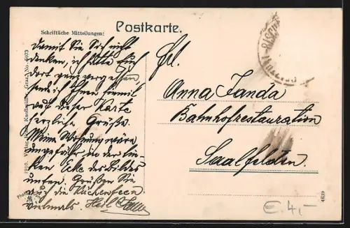 AK Schladming /Steiermark, Panorama mit Kirche