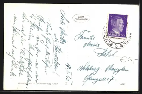 AK St. Michael ob Leoben, Panorama mit Bahnhof