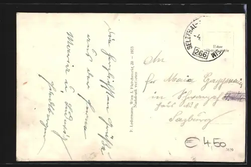 AK Wald /Obersteiermark, Ortsansicht aus der Vogelschau