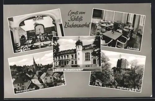 AK Waldangelloch /Baden, Schloss Buchenauerhof, Restaurant