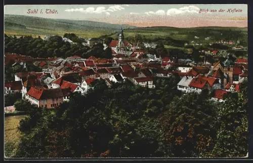 AK Suhl i. Thür., Blick von der Hofleite