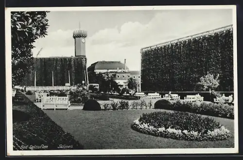 AK Bad Salzuflen, Salinen, Gartenanlagen